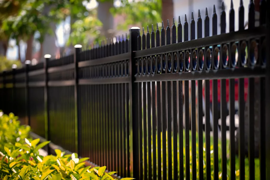 Spear Top Wrought Iron Fence