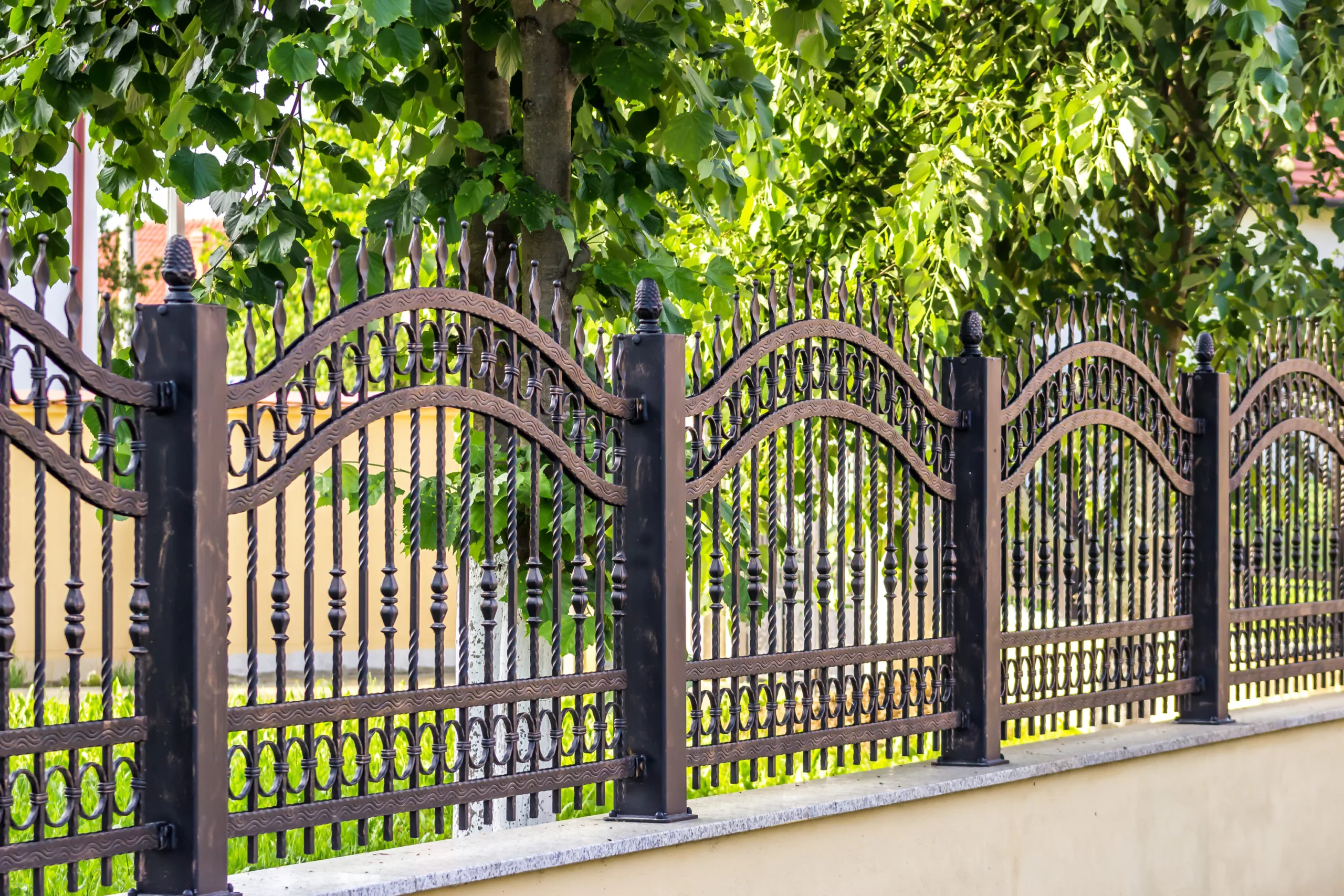 Traditional Wrought Iron Fence