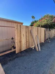 Wood Fence Installation